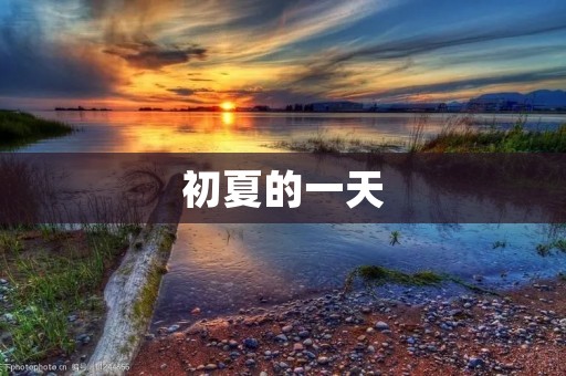 初夏的一天
