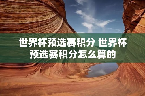 世界杯预选赛积分 世界杯预选赛积分怎么算的