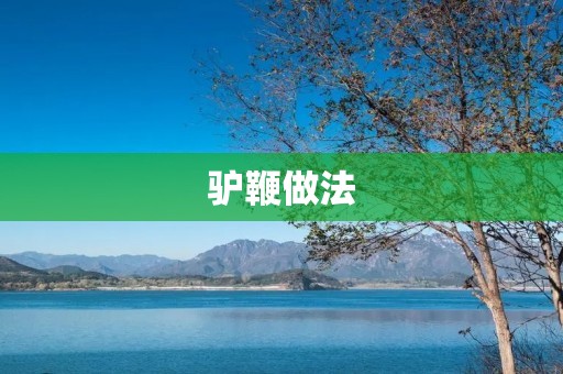驴鞭做法：让你轻松制作美味的驴鞭