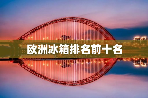 欧洲冰箱排名前十名：品质与性能并重，值得你拥有！