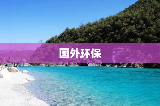 国外环保：发展与实践