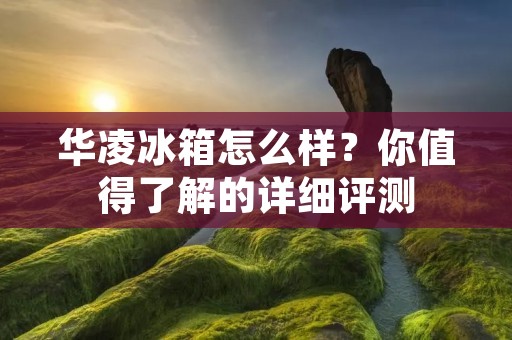 华凌冰箱怎么样？你值得了解的详细评测