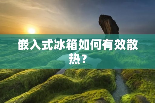 嵌入式冰箱如何有效散热? 嵌入式冰箱如何有效散热?