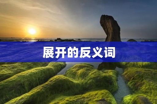 展开的反义词:收缩