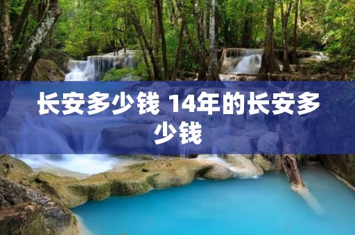 长安多少钱 14年的长安多少钱