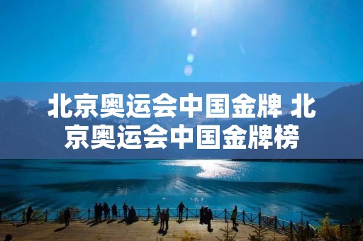 北京奥运会中国金牌 北京奥运会中国金牌榜