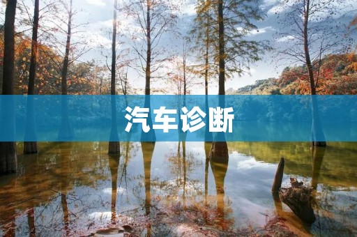 汽车诊断：如何快速准确地找到故障？