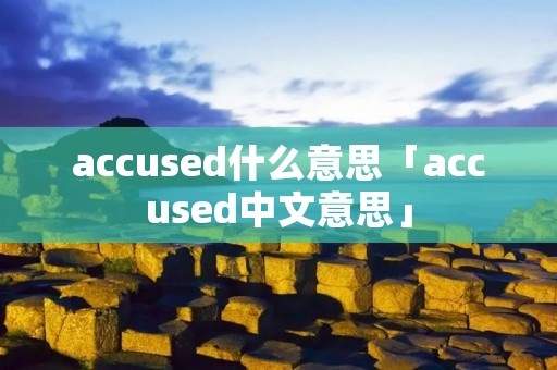 accused什么意思「accused中文意思」