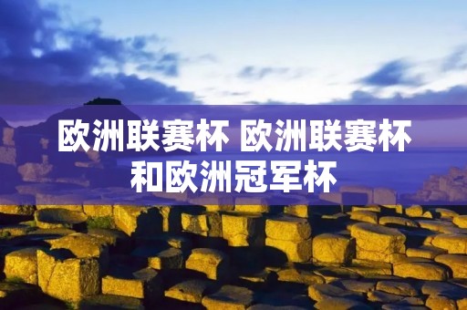 欧洲联赛杯 欧洲联赛杯和欧洲冠军杯