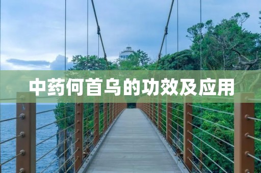 中药何首乌的功效及应用 中药何首乌的功效及应用