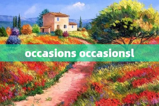 occasions occasionsl