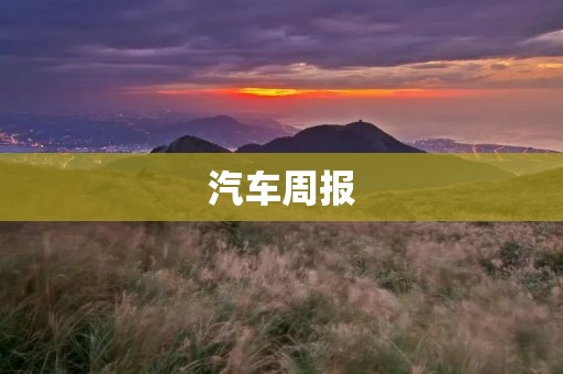 汽车周报：全球汽车市场现状及未来趋势分析