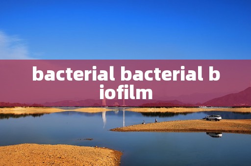 bacterial bacterial biofilm bacterial bacterial biofilm