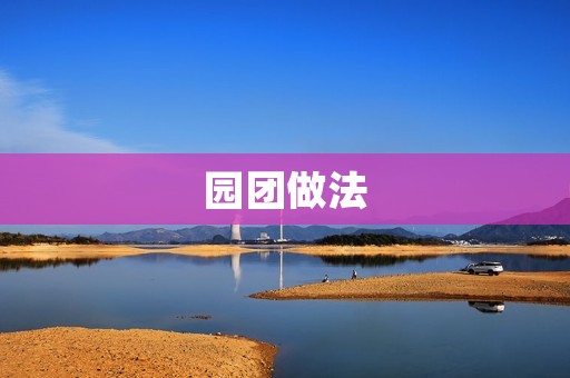 园团做法:营造和谐共处的社区环境
