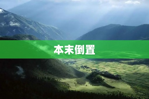 本末倒置：追求短期利益，忽视长远发展