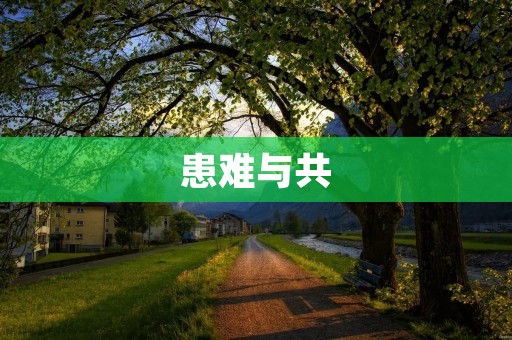 患难与共:团结合作的力量 患难与共:团结合作的力量