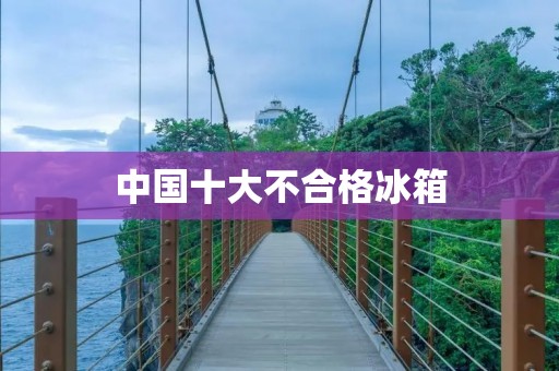 中国十大不合格冰箱:质量问题频发,消费者需警惕 中国十大不合格冰箱:质量问题频发,消费者需警惕