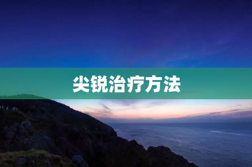尖锐治疗方法：从原理到实践