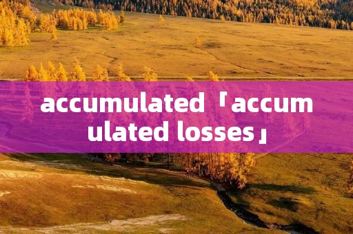 accumulated「accumulated losses」
