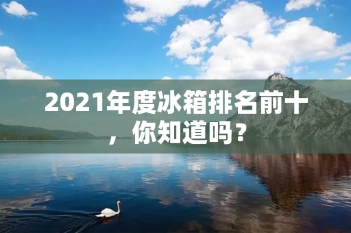 2021年度冰箱排名前十,你知道吗? 2021年度冰箱排名前十,你知道吗?