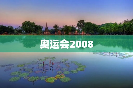 奥运会2008:中国的骄傲 奥运会2008:中国的骄傲