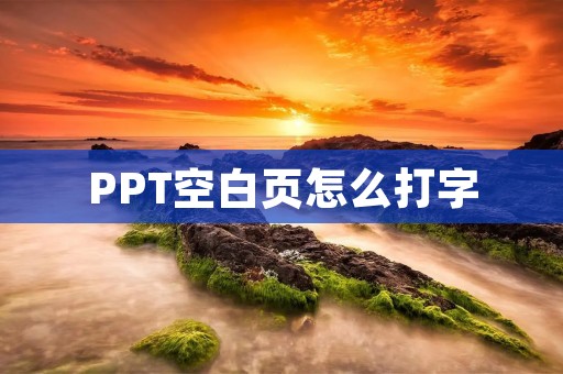 PPT空白页怎么打字