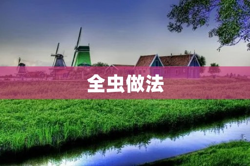全虫做法:一种新兴的高蛋白食品制备方法 全虫做法:一种新兴的高蛋白食品制备方法