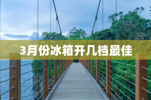 3月份冰箱开几档最佳：如何合理使用冰箱