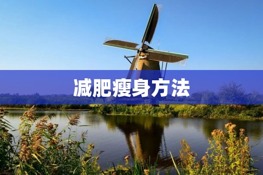 减肥瘦身方法：科学的饮食搭配与运动计划