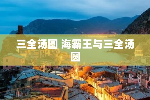 三全汤圆 海霸王与三全汤圆