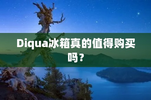 Diqua冰箱真的值得购买吗? Diqua冰箱真的值得购买吗?