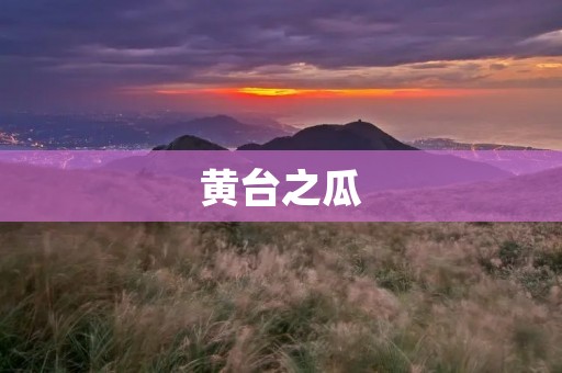 黄台之瓜:一场传说中的味觉盛宴 黄台之瓜:一场传说中的味觉盛宴