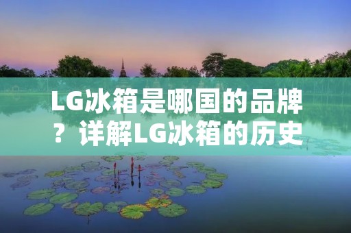 LG冰箱是哪国的品牌?详解LG冰箱的历史和制造国家 LG冰箱是哪国的品牌?详解LG冰箱的历史和制造国家