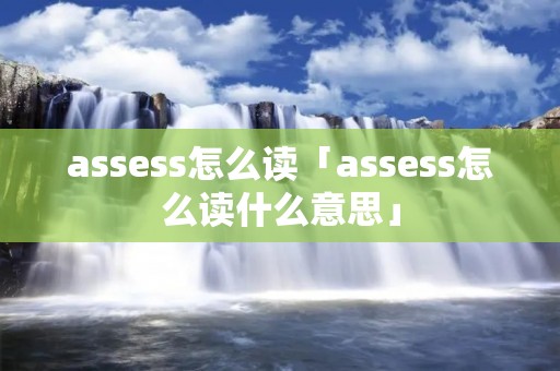 assess怎么读「assess怎么读什么意思」 assess怎么读「assess怎么读什么意思」