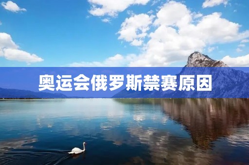 奥运会俄罗斯禁赛原因