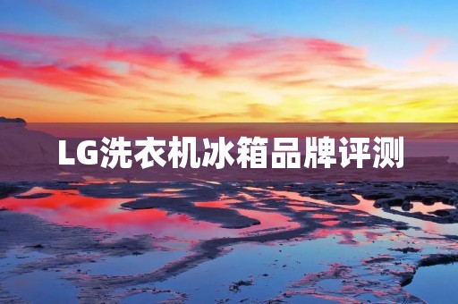 LG洗衣机冰箱品牌评测