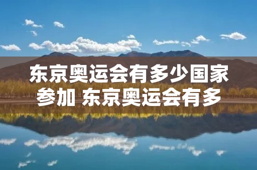 东京奥运会有多少国家参加 东京奥运会有多少国家参加过