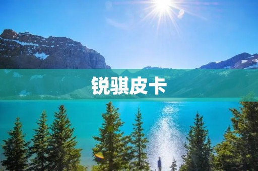 锐骐皮卡:性能强劲,操控出色 锐骐皮卡:性能强劲,操控出色