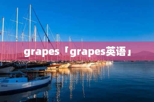 grapes「grapes英语」