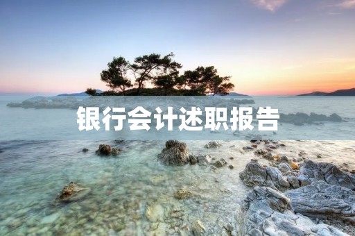 银行会计述职报告