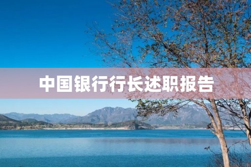 中国银行行长述职报告