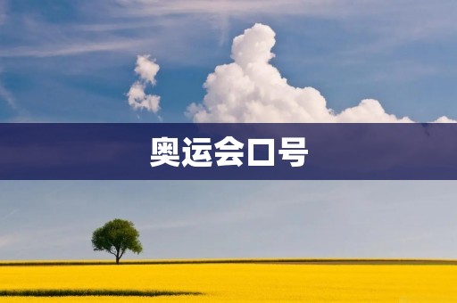 奥运会口号：传递梦想，点燃**