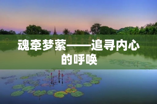 魂牵梦萦——追寻内心的呼唤 魂牵梦萦——追寻内心的呼唤