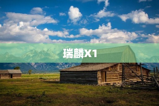 瑞麟X1:颠覆传统SUV的全新选择 瑞麟X1:颠覆传统SUV的全新选择