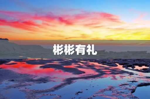 彬彬有礼:和谐社会的基石