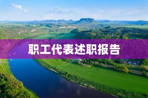 职工代表述职报告:关注职工权益,促进企业发展