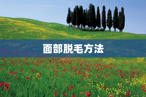 面部脱毛方法:告别不适和尴尬 面部脱毛方法:告别不适和尴尬