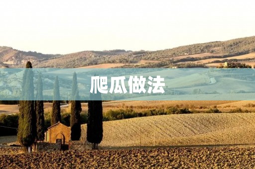 爬瓜做法：揭开娱乐八卦的神秘面纱