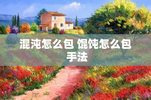 混沌怎么包 馄饨怎么包 手法 混沌怎么包 馄饨怎么包 手法