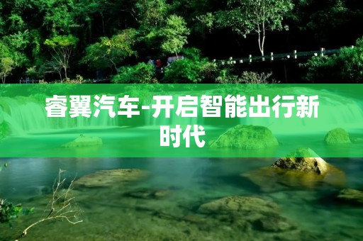 睿翼汽车-开启智能出行新时代